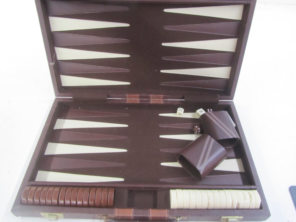 Portable Backgammon Game Set