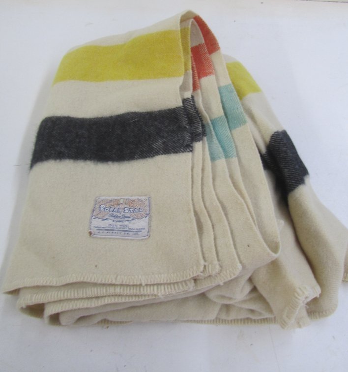 Polar Star A Golden Dawn Wool Blanket