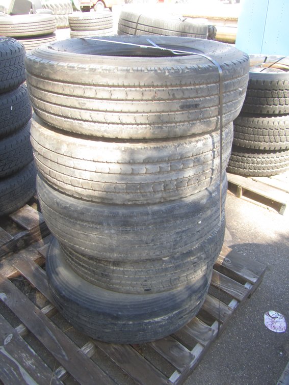 (5) Load Range H Trailer Tires