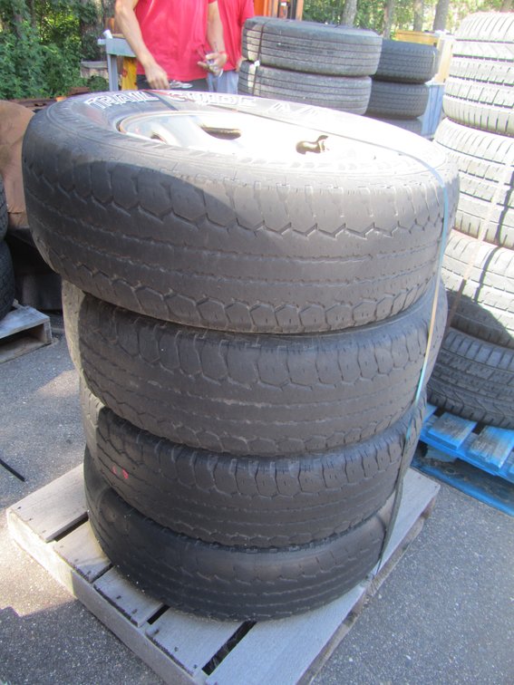 Set Of (4) Trail Guide A/P Tires w/8-Bolt Rims