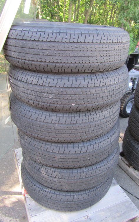 (6) Good Year Endura Trailer Tires