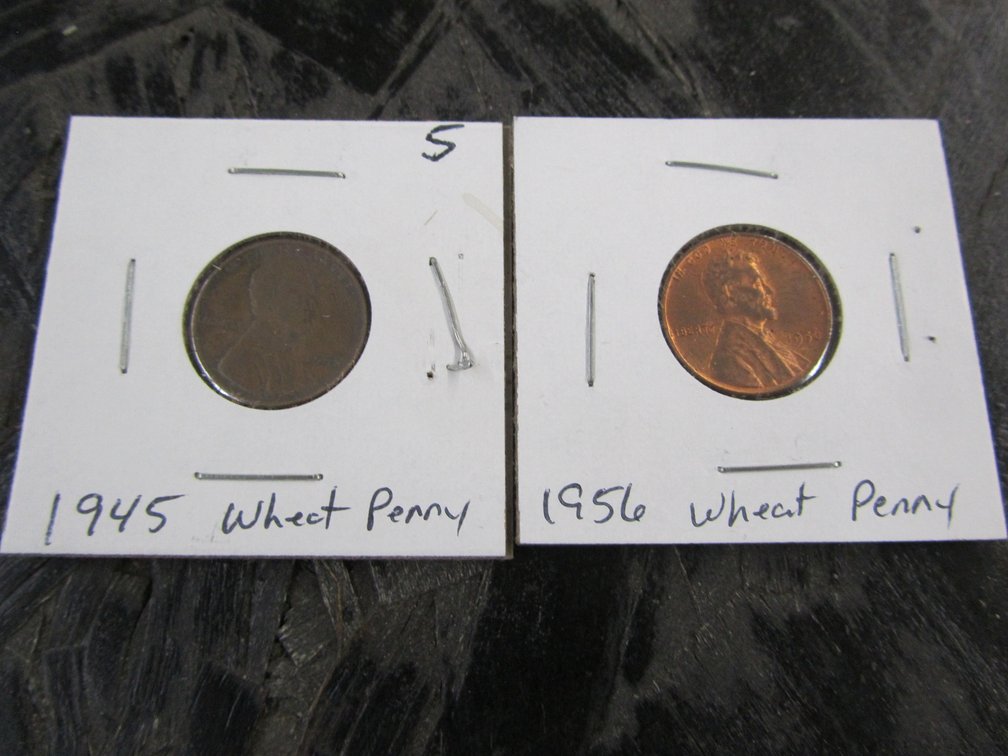 1945 and 1956 Wheat Pennies