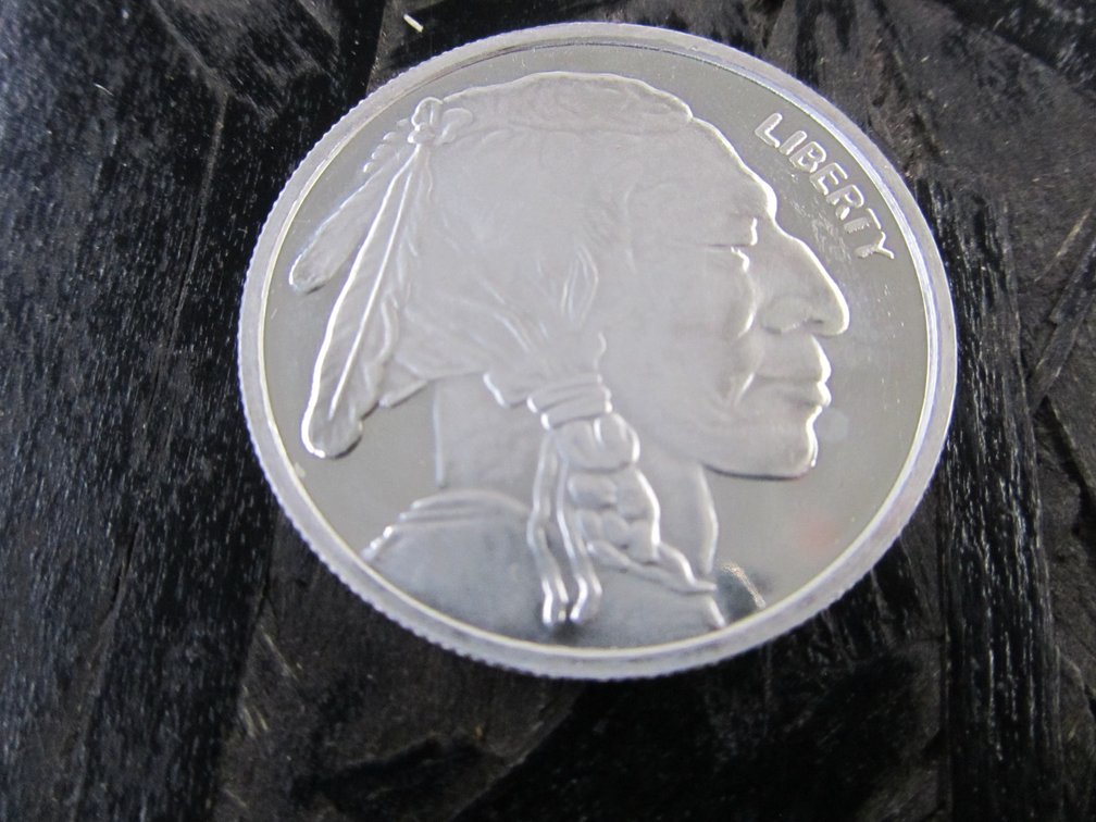 One Ounce .999 Fine Silver Buffalo Nickel Collectors Replica Round