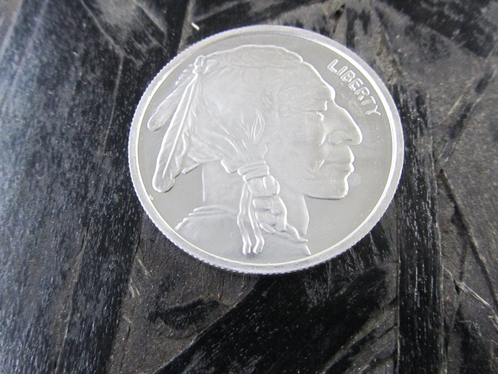 One Ounce .999 Fine Silver Buffalo Nickel Collectors Replica Round