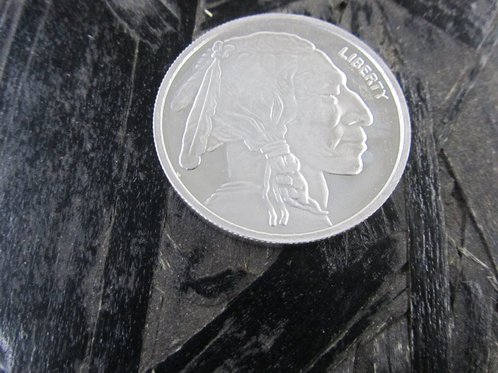 One Ounce .999 Fine Silver Buffalo Nickel Collectors Replica Round