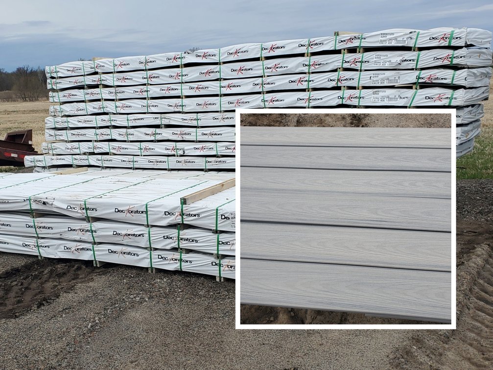 Deckorators 20' Slotted Composite Deck Boards 139568