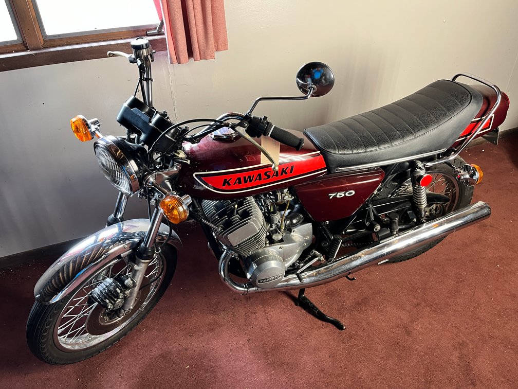 1975 Kawasaki 750 H2 Motorcycle