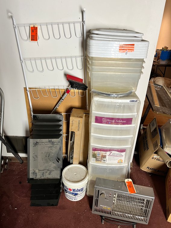Assorted Racks And Bins
