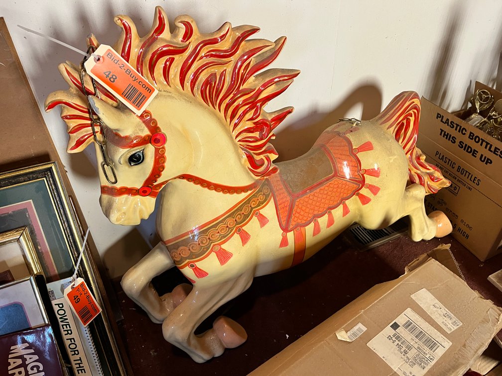 Carousel Horse 38"T