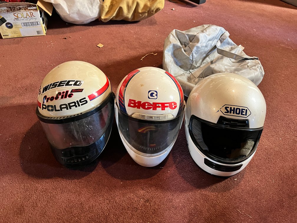 (3) Motorcycle Helmets