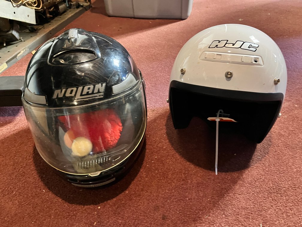 (2) Motorcycle Helmets
