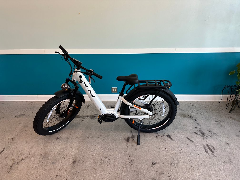 Heybike Alpha White Bike