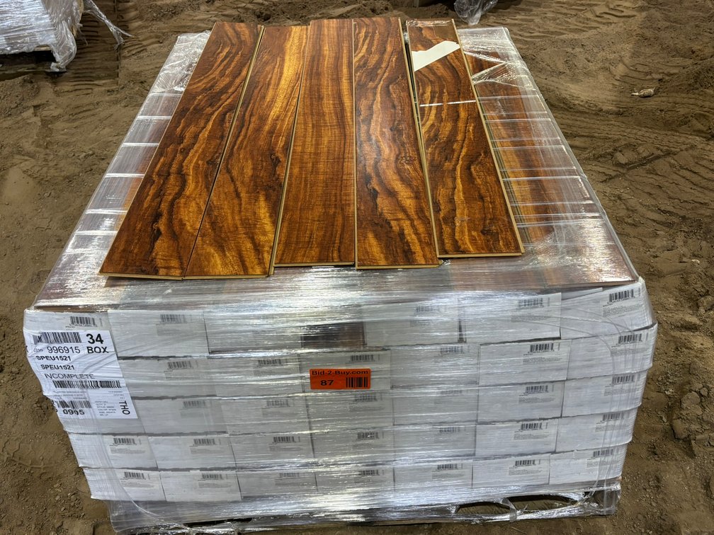 Water Resistant Click Plank Flooring, Over 13,000 Sq Ft (149981)