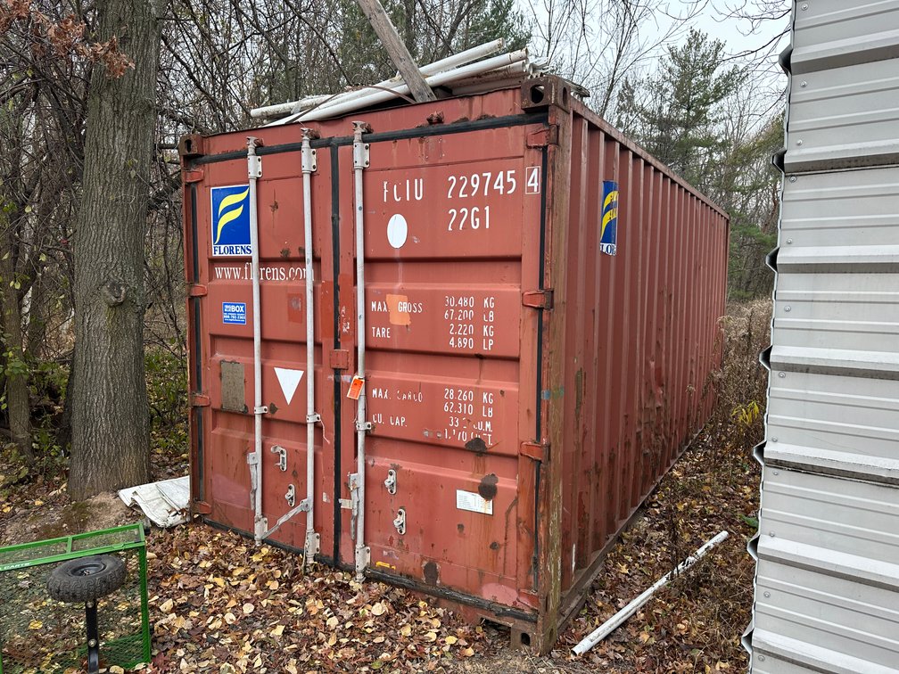 20 ft Florens Shipping Container, 20x8x8.5 No Contents