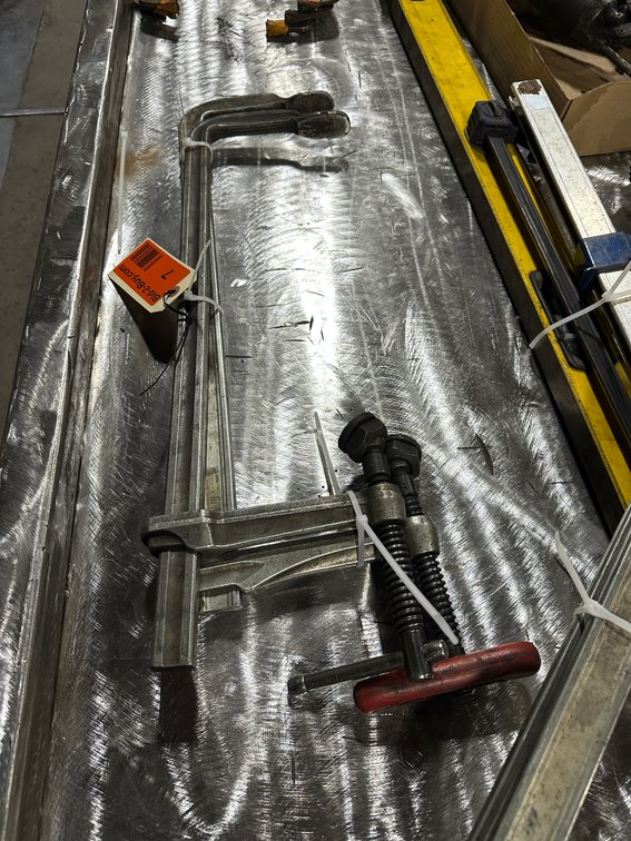 (2) Bessey Bar Clamp, Model L500/120, 20" x 5-1/2"