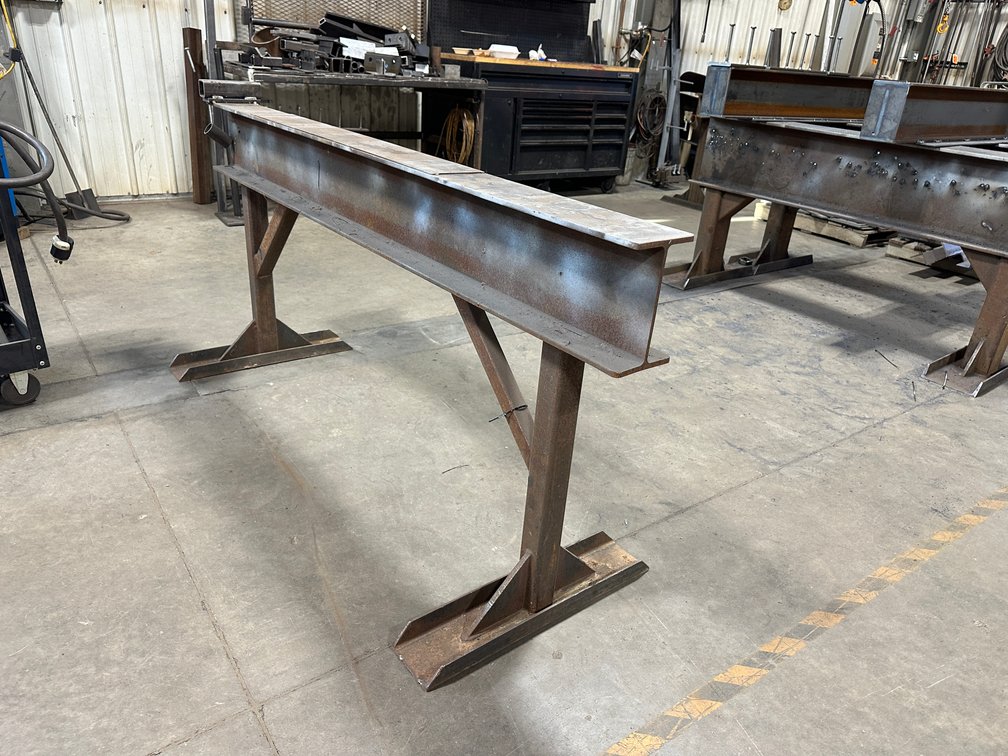 I-Beam Saw Horse, 33.5" Tall x 73.5" Long