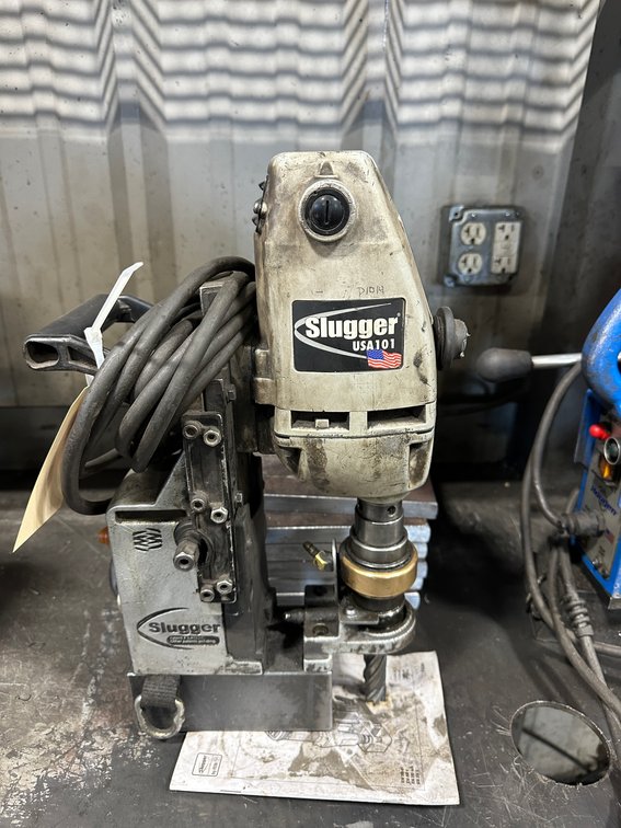 Jancy Slugger USA101 Magnetic Drill Press, 120V,  450 RPM, Serial: 011C-011775