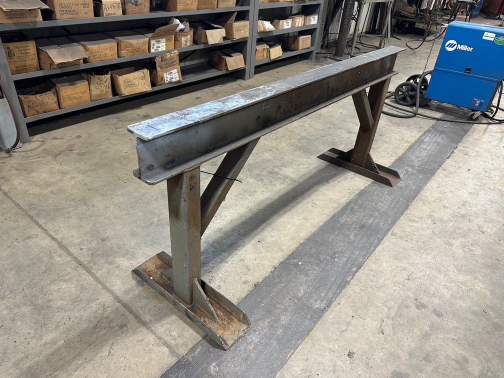 I-Beam Saw Horse, 33" Tall x 78.5" Long
