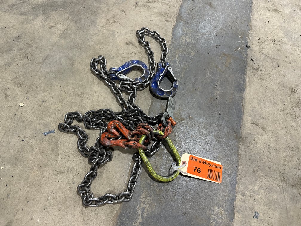 Branches Chain Sling, Size 32, Grade 80, Reach 6ft2In