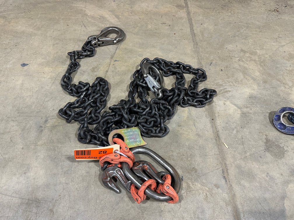 2023 Olsen Chain Sling 105A, 3/8" Size, 12,300 lbs WLL, 2 Branches, 10 ft Length