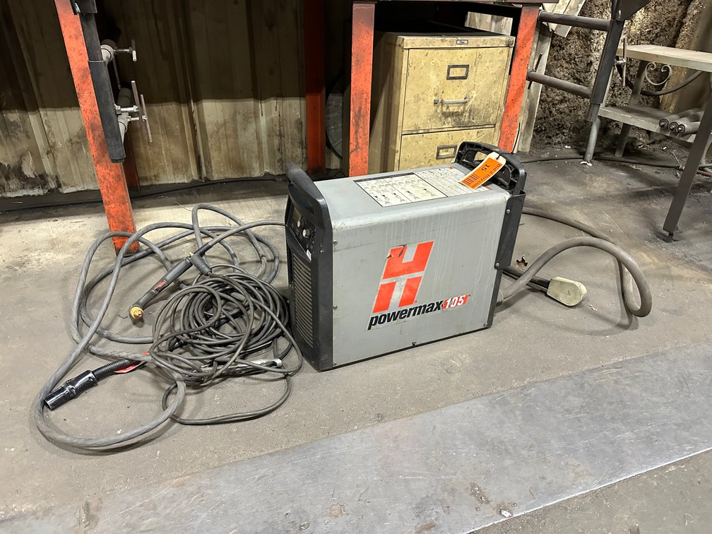 Hypertherm Powermax 105 Plasma Cutting System, 300V, 105A, Serial: 105-011986