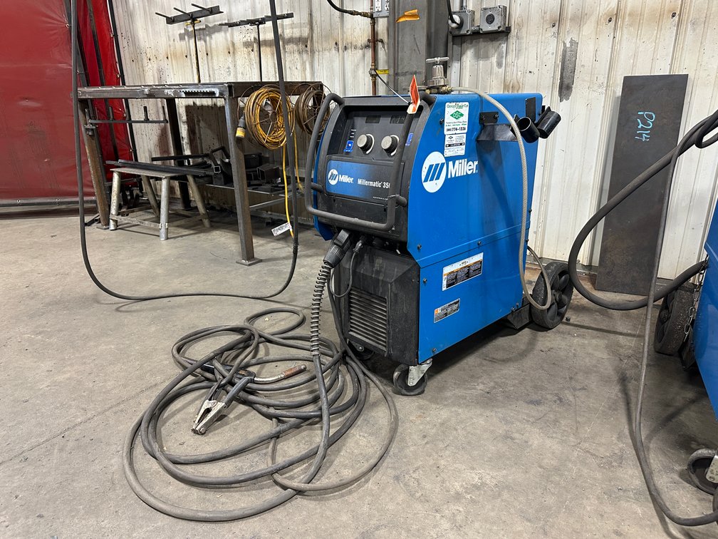 2019 Miller Millermatic 350P MIG Welder, 300 Amps, 1PH or 3PH, Serial MK013024N