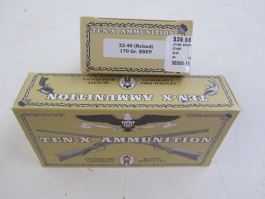 (40) Rounds Of 32-40 Reloads