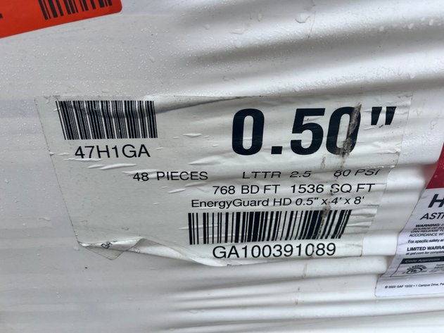 Image for GAF EnergyGuard Polyiso Insulation & 16' Deckorators Slotted Composite Deck Boards (148183)