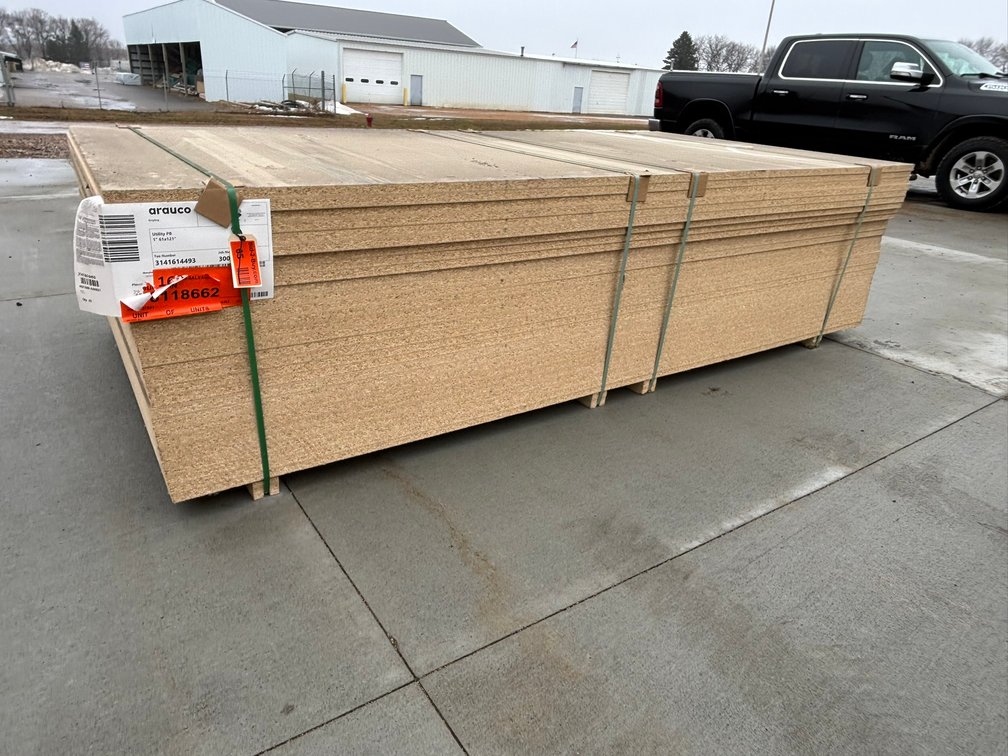 Surplus Lumber Inventory: MDF, OSB, LP Smart Side, T&G & Floor Trusses (154386)