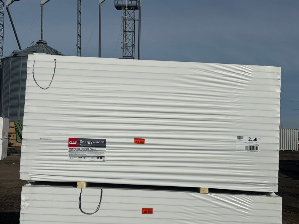 GAF EnergyGuard Polyiso Insulation: Flat & Tapered (158071)