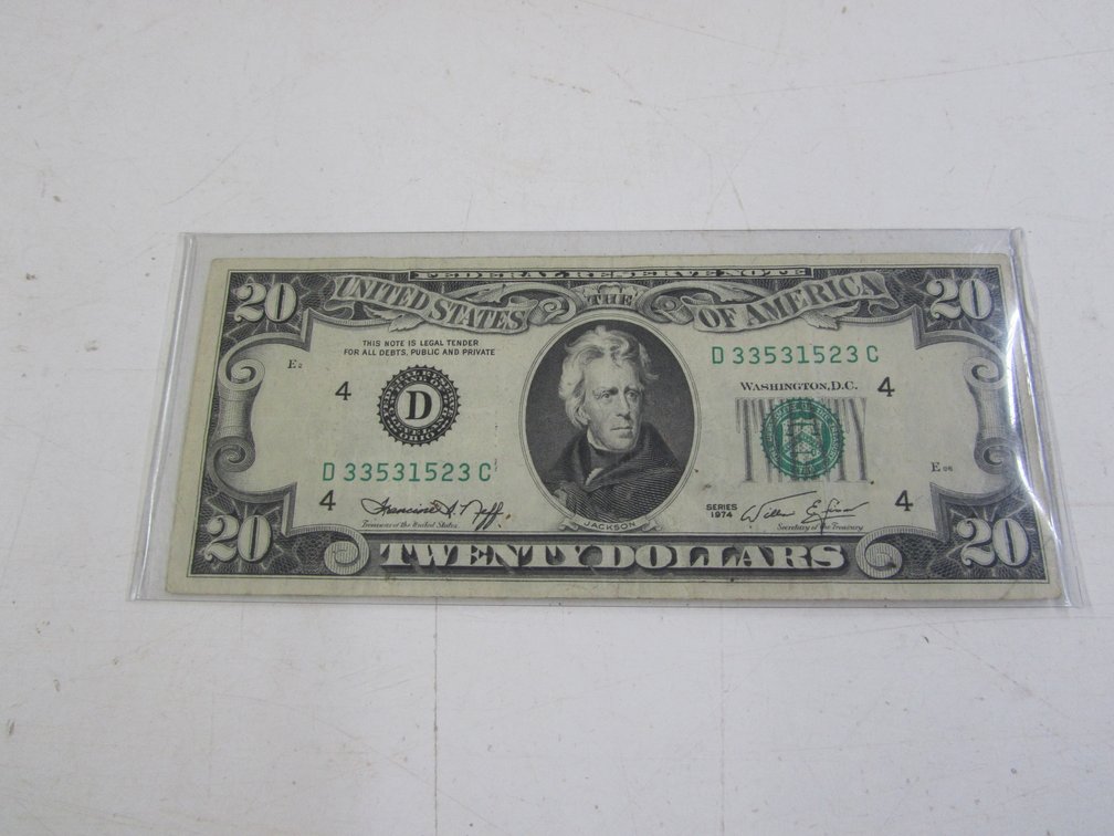1974 20 Dollar Bill
