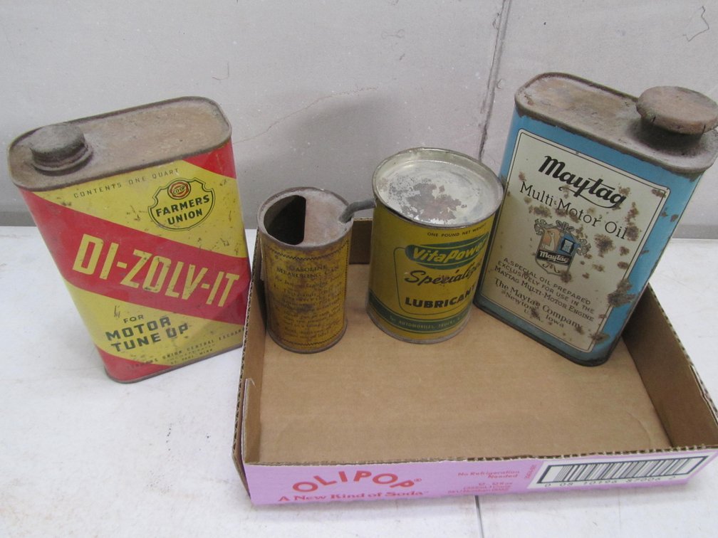 (4) Vintage Cans