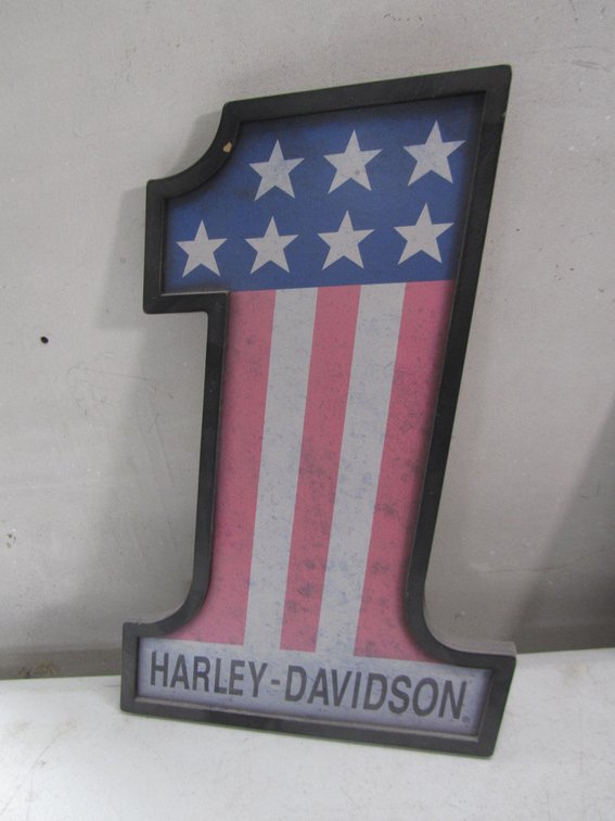 Wood Harley-Davidson Sign