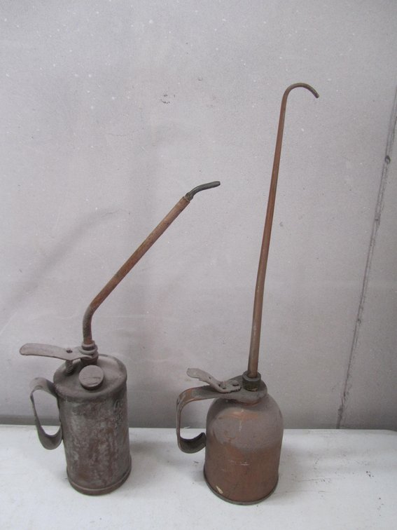 (2) Oil Cans w/Spouts