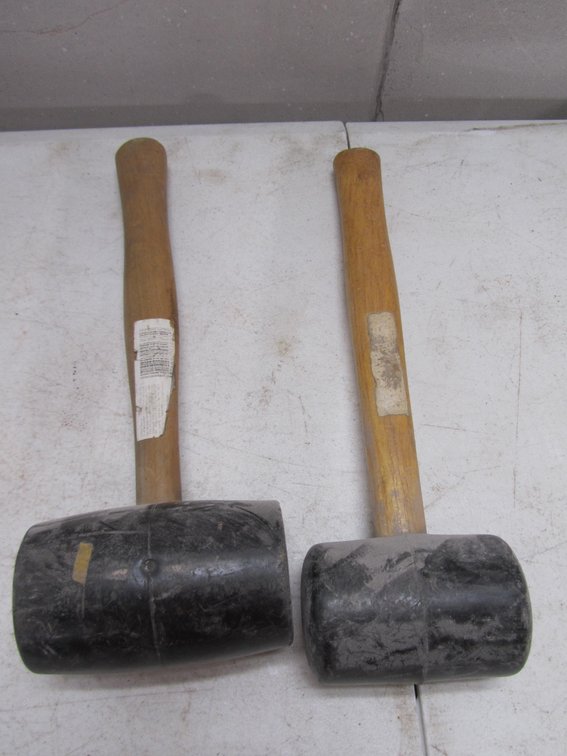(2) Rubber Mallets