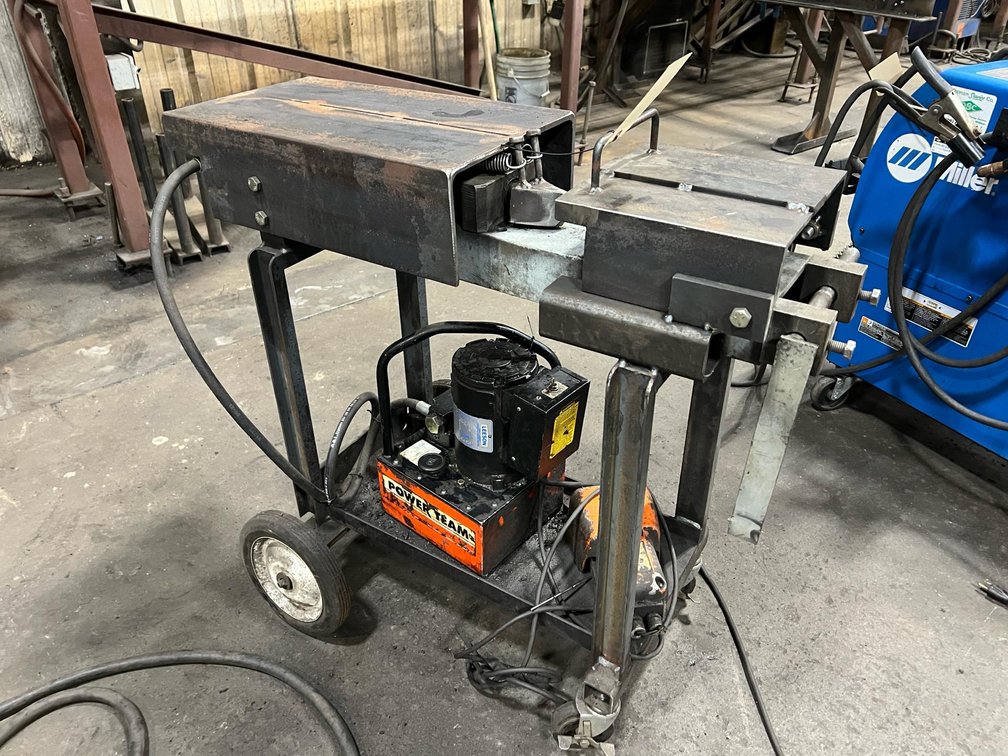 Portable Hydraulic Bulldozer, Leeson Motor, 1.5 HP, Power Team