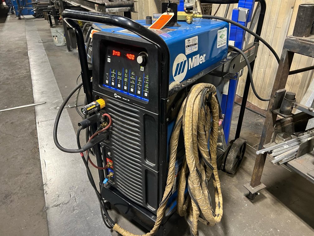 2020 Miller Dynasty 400 TIG Welder, 400A Output, Serial NA020452L
