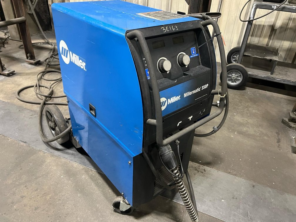 2019 Miller Millermatic 350P MIG Welder, 300 Amps, 200/230/460V, Serial MK313015N