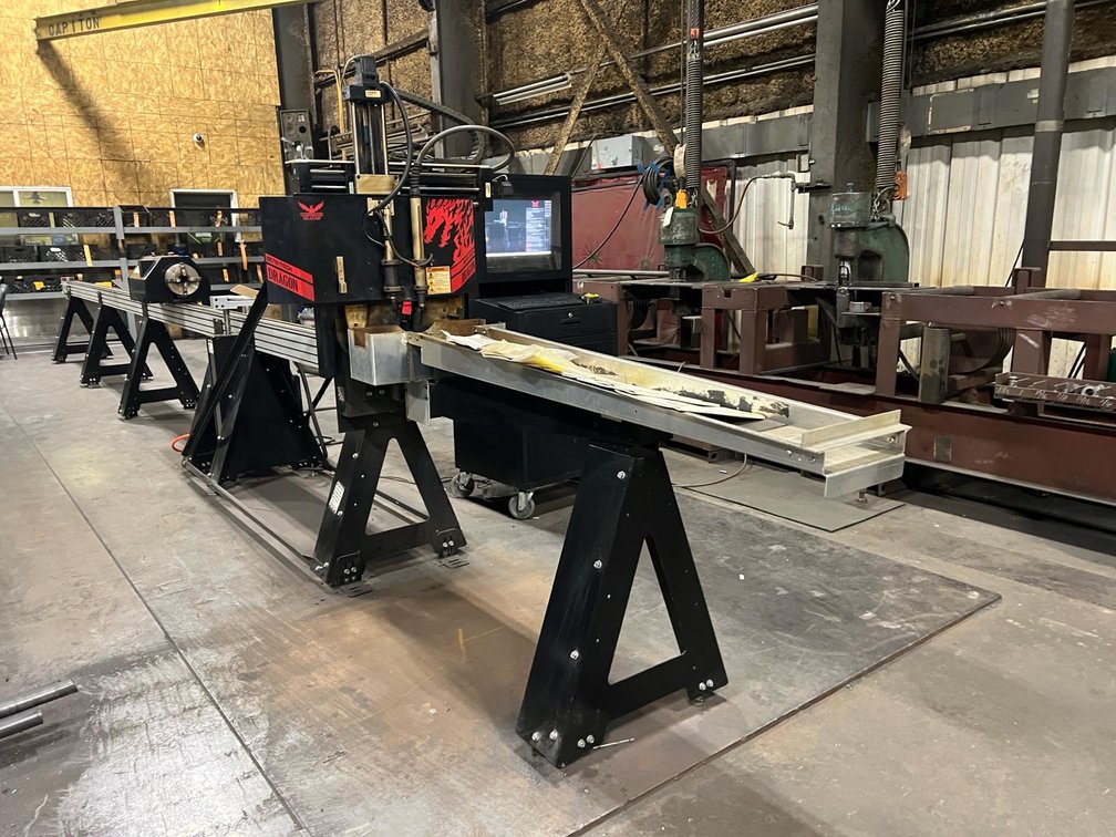 2022 Bend-Tech Dragon A400 CNC Pipe and Tube Plasma Cutting Machine, Hypertherm Powermax 85