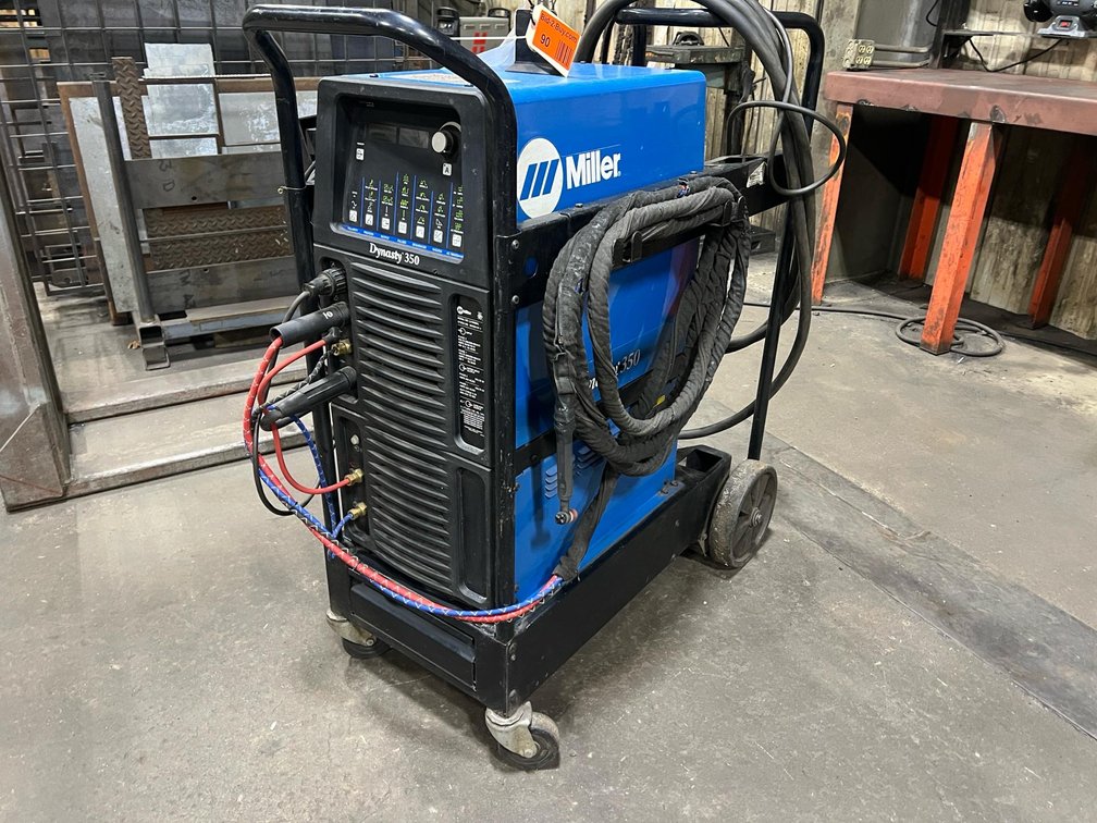 2008 Miller Dynasty 350 TIG Welder, 300A Output, Serial LJ150289L