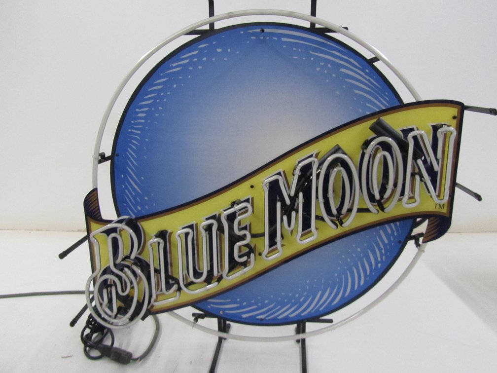 Blue Moon Neon Sign