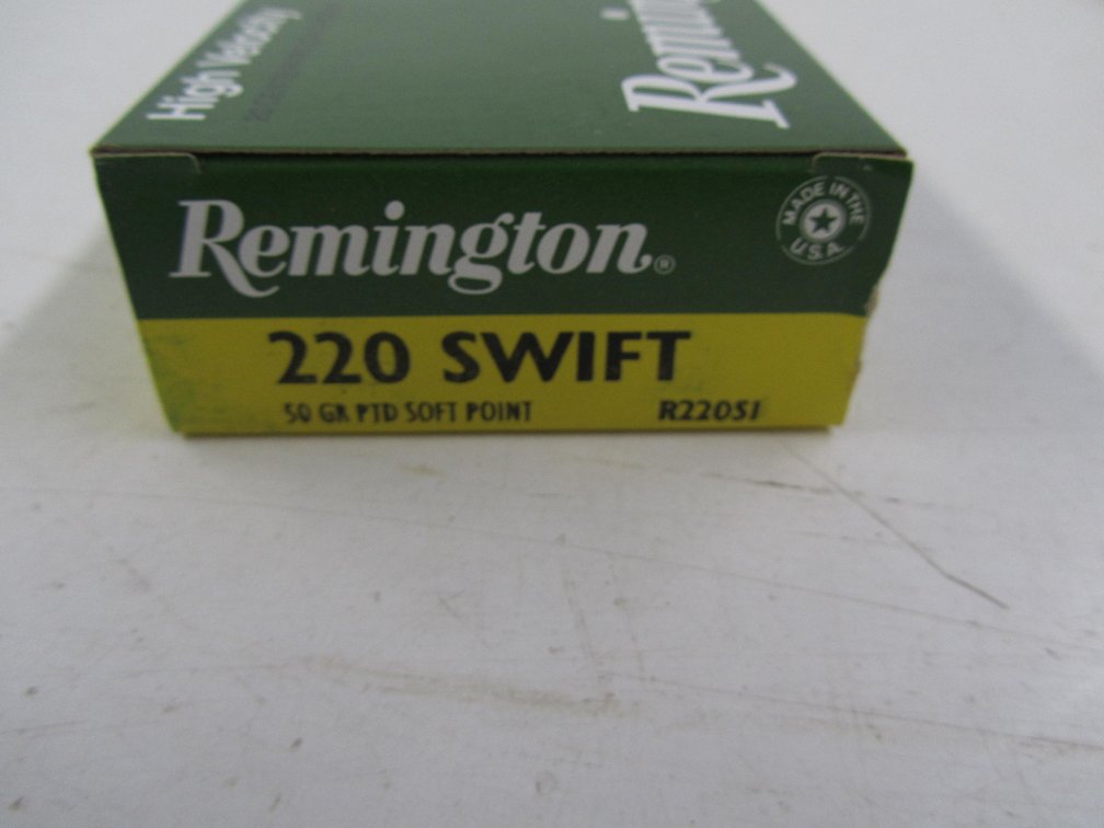 (20) .220 SWIFT Rounds