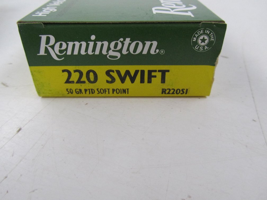 (20) .220 SWIFT Rounds