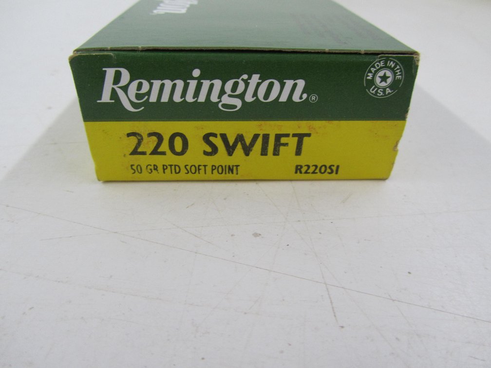 (19) .220 SWIFT Rounds