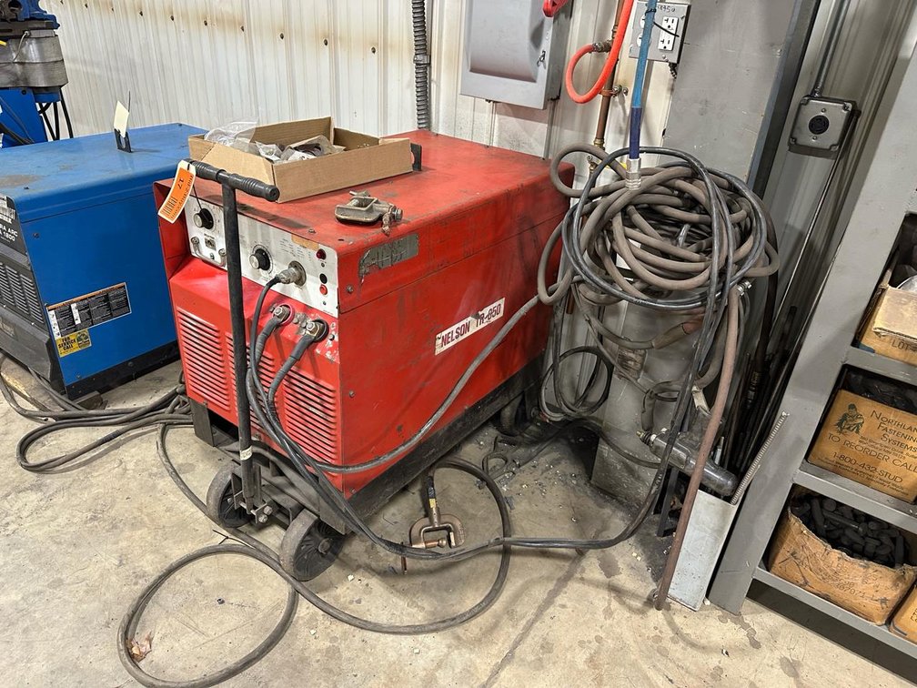 TRW Nelson TR-850A Stud Welder, 75 OCV, 1/2 Steel Stuf w/ Gun