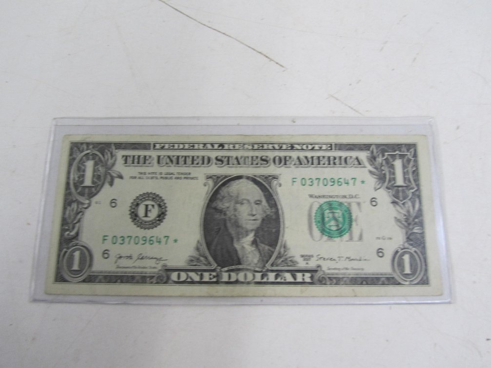 2017 Series A One Dollar Star Bill
