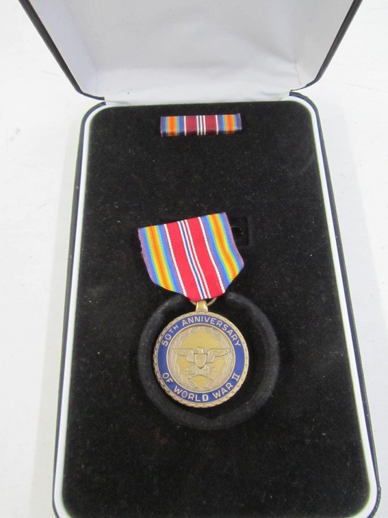 The 50th Anniversary Of World War II Commemorative Medal