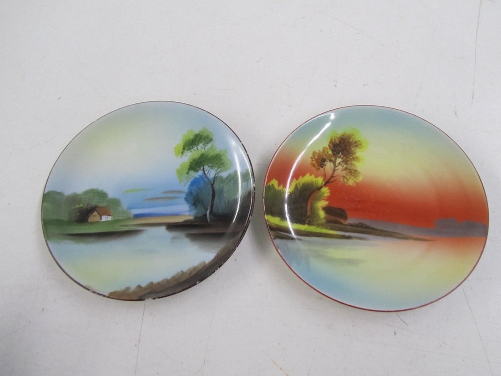 (2) Noritake 6.5" Decorative Plates