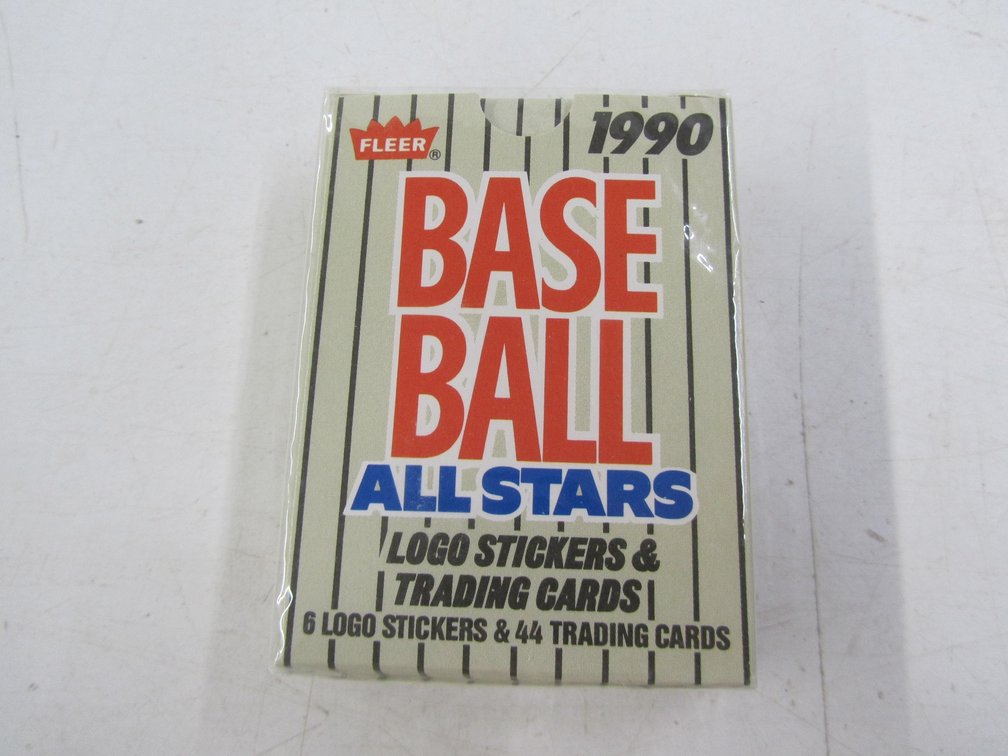 1990 Fleer Baseball All Stars Logo Stickers & Trading Card Set