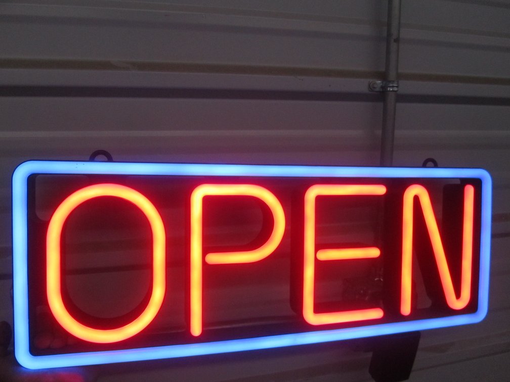 Neon Open Sign